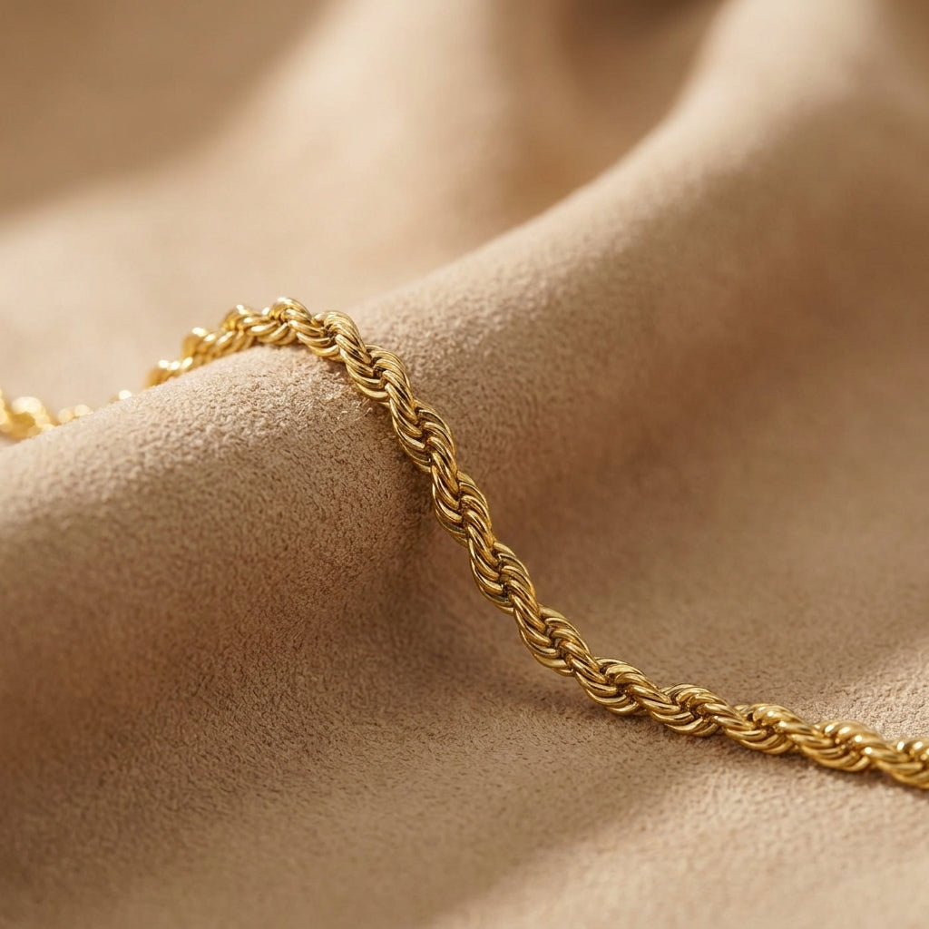 Twisted Rope Chain Long