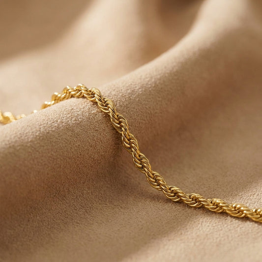 Twisted Rope Chain Long