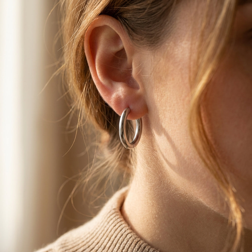 Oorbellen Little Hoops 3x14