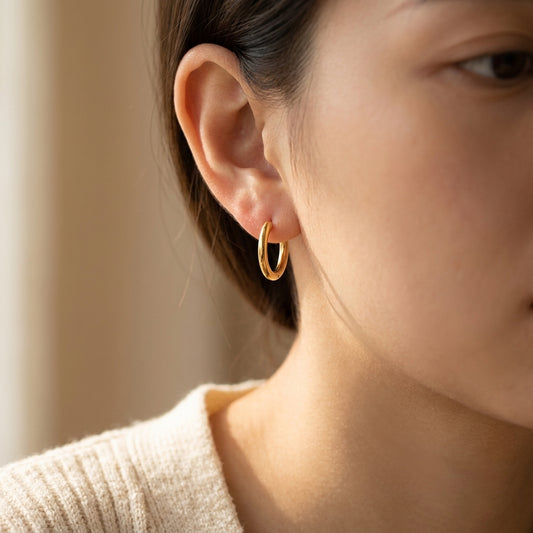 Oorbellen Little Hoops 3x14