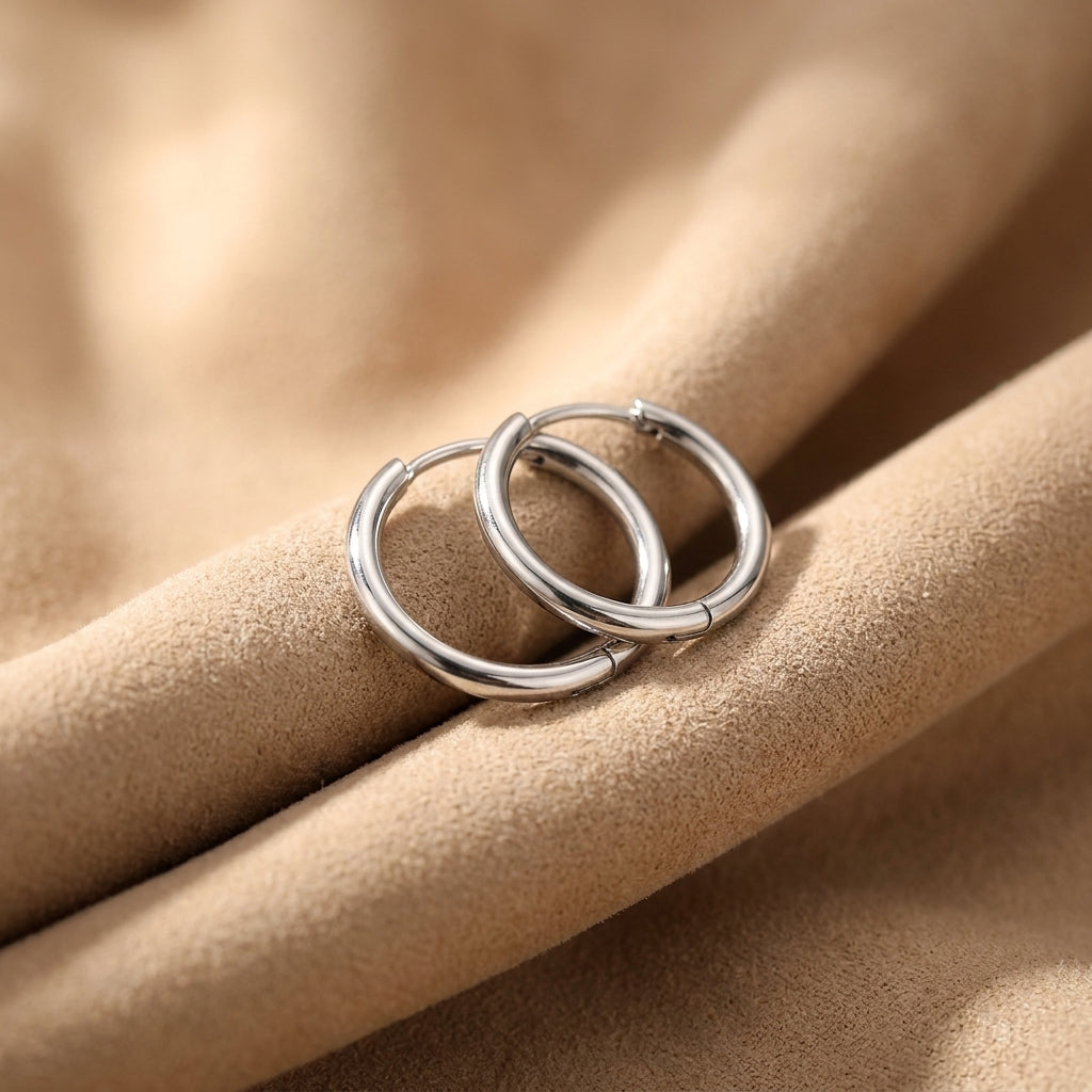 Basic Oorbellen Hoops 2.5x8