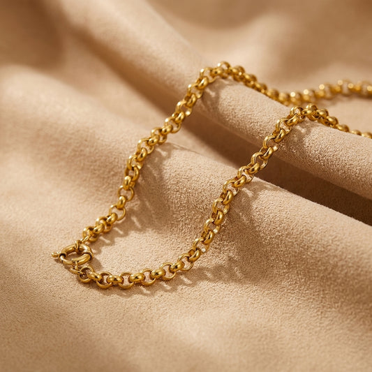 Small Rolo ketting met ronde sluiting