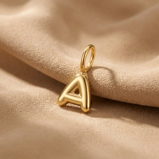 Bubbel Letter Charm
