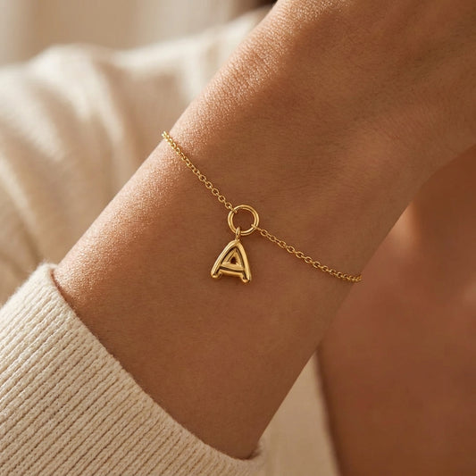 Bubbel Letter Charm