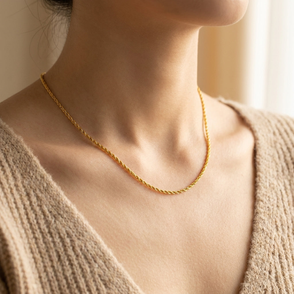 Twisted Rope Chain 1.6mm