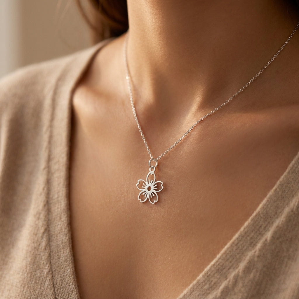 Opengewerkte bloem charm