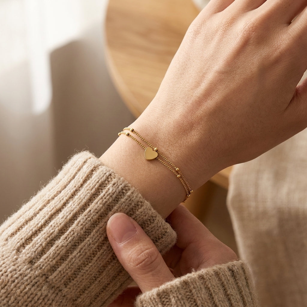 Forever Connected Closed Hearts Bracelet