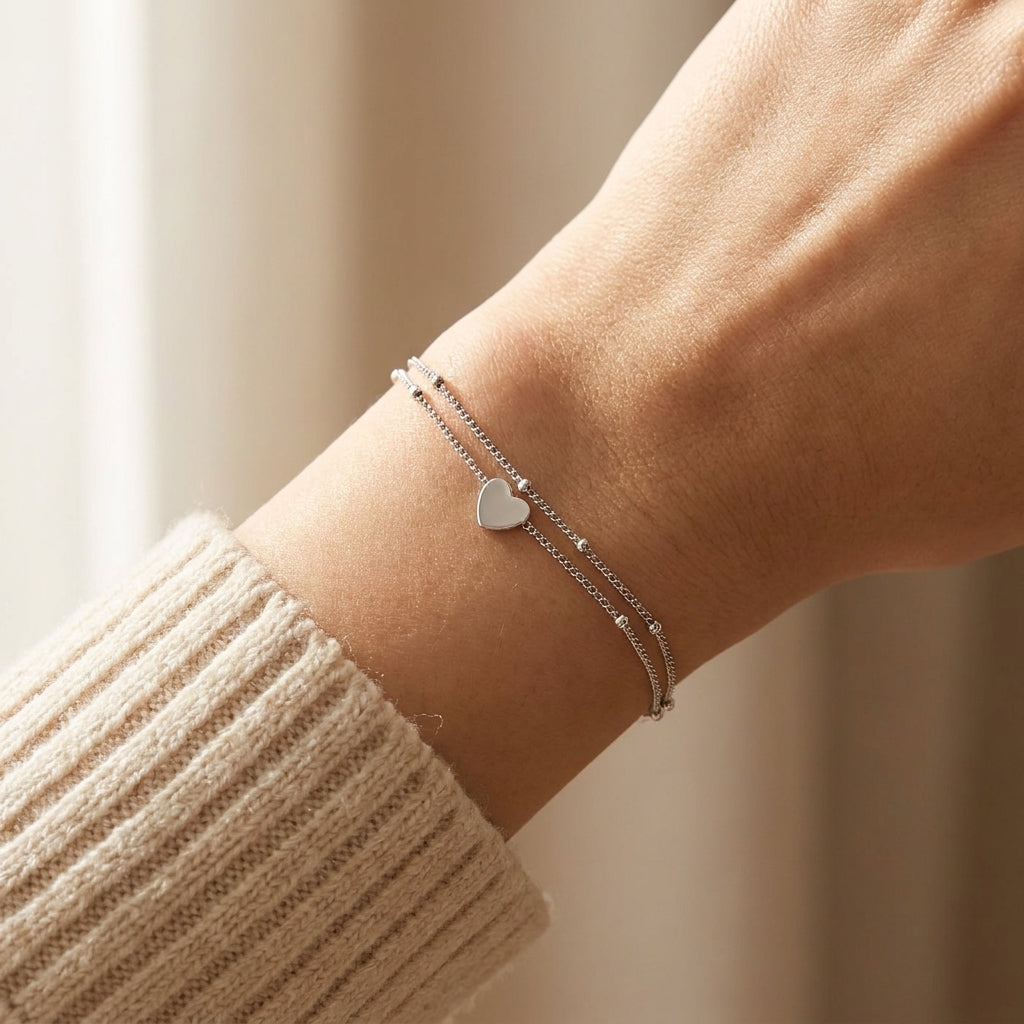 Forever Connected Closed Hearts Bracelet