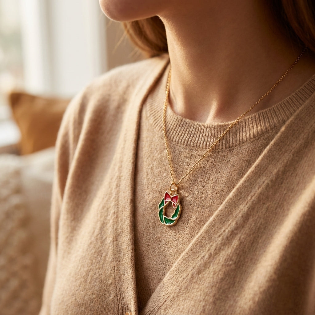 Kerstkrans charm