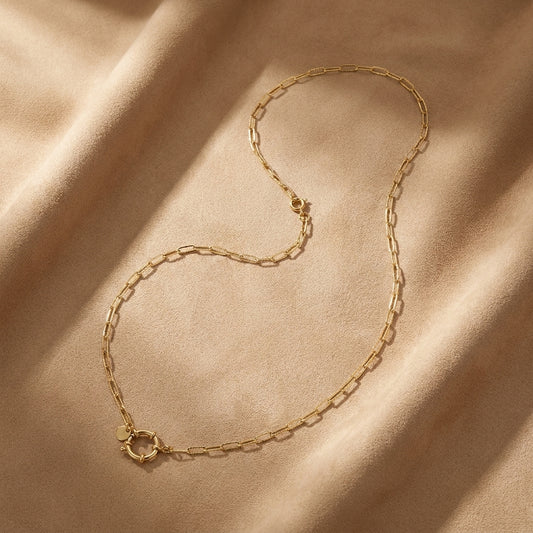 2-In-1 Ketting + Armband met paperclip schakel